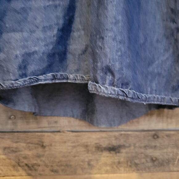 SALE-Millenium women's dark blue jean loose fitting pull over dress size 2x - Picture 8 of 11